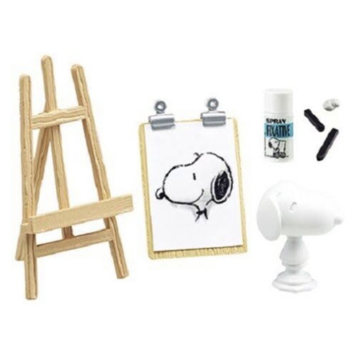 RE-MENT SNOOPY ART STUDIO PEANUTS REMENT SNOOPY'S FIGURE