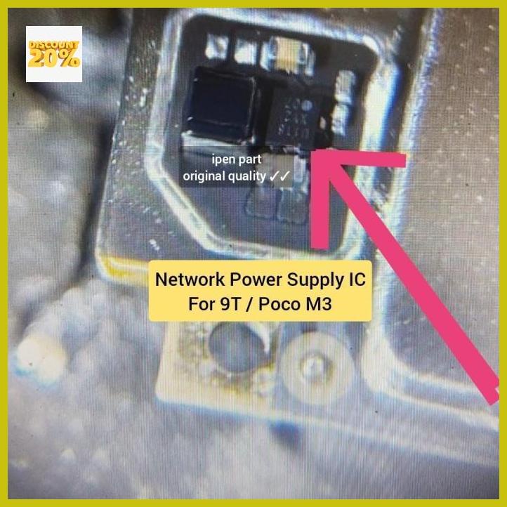 Ic Power Supply Network Poco M3 Qet4101 0Rry New Tested 4101 Qet Free Ongkir