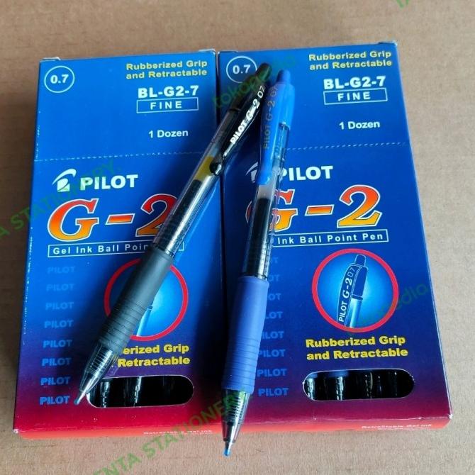 

pulpen pilot G-2 gel ink ball point pen 0,7mm(BL-G2-7)