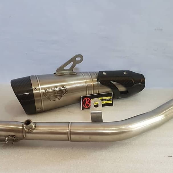 {Second} Knalpot R9 H2 SETAINLESS FULLSYSTEM CBR250RR Limited