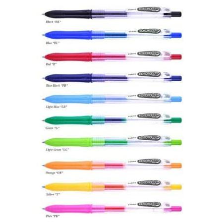 

Paket 10 Pcs Warna Pulpen Zebra Kokoro Gel Pen Sekolah