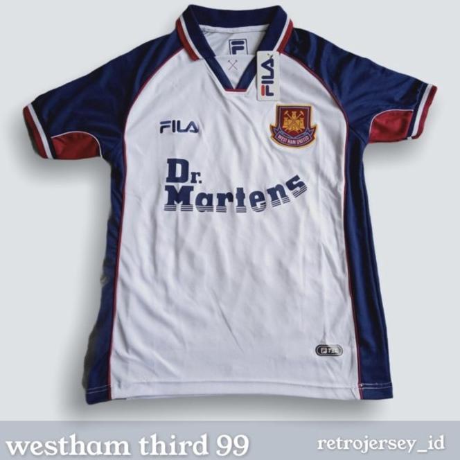 Jersey Westham Away 99 Retro