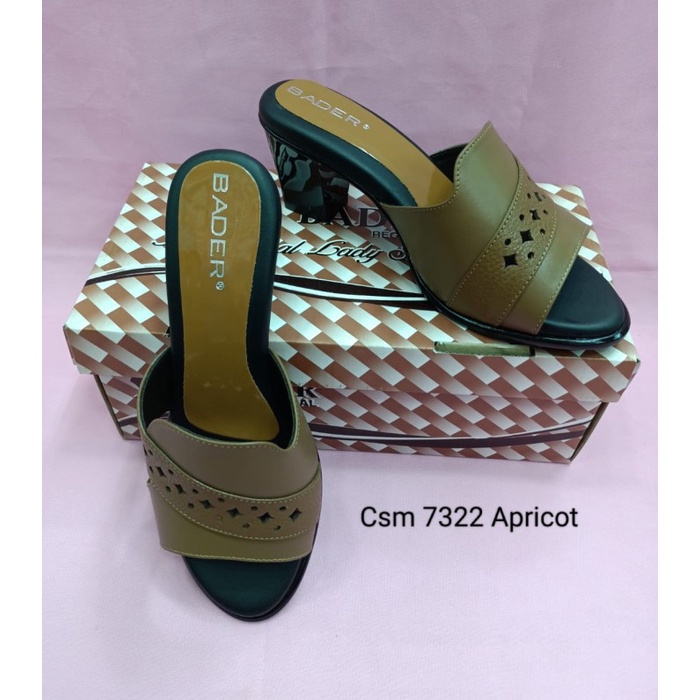 Sandal Wanita Bahan Kulit/Sandal Pesta Hak Tinggi 6Cm Csm 7322