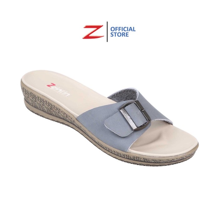 Zeintin - Sandal Wanita Kulit Zeintin Wr 5852 Navy
