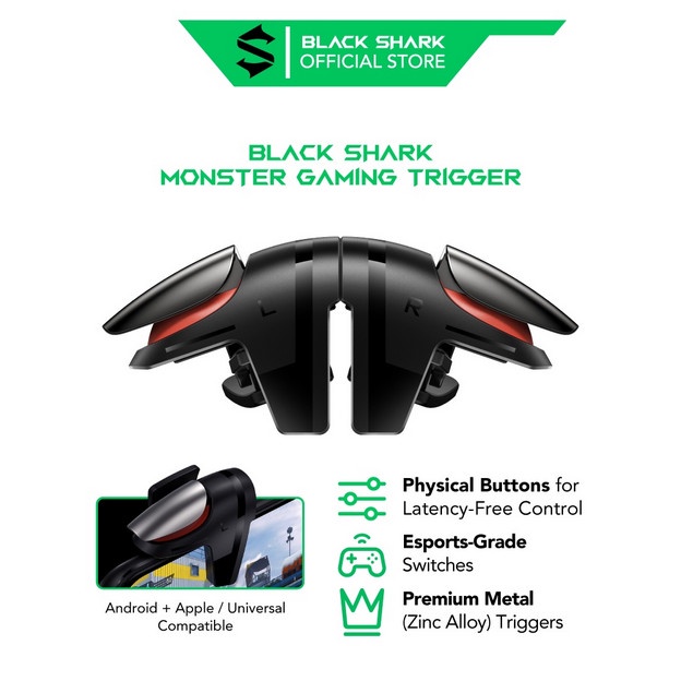 Black Shark The Monster Gaming Trigger Pubg L1 R1 Blackshark Triggers