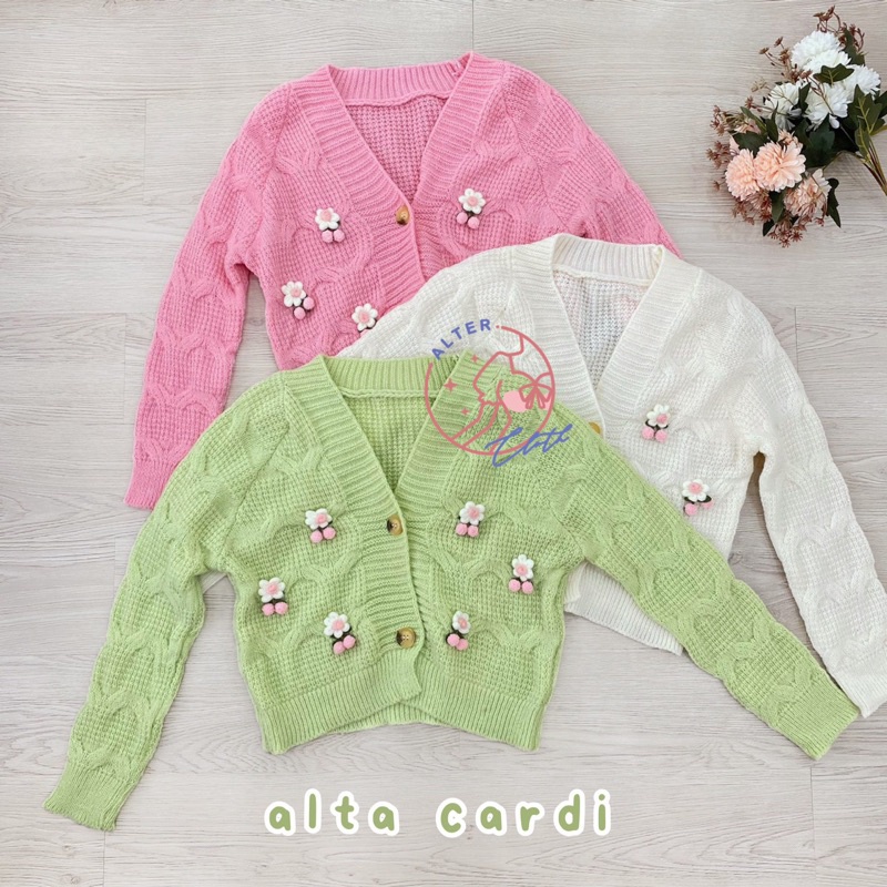 [AMAZED PEOPLE] alter.cloth - ALTA CARDI Atasan Wanita Lengan Panjang Longsleeve Kardigan Korea