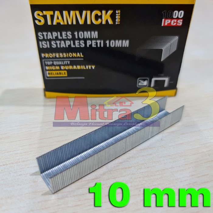 ] Isi Staples Hekter Tembak STAMVICK 10 mm Mata Stapler Gun Tacker 10mm