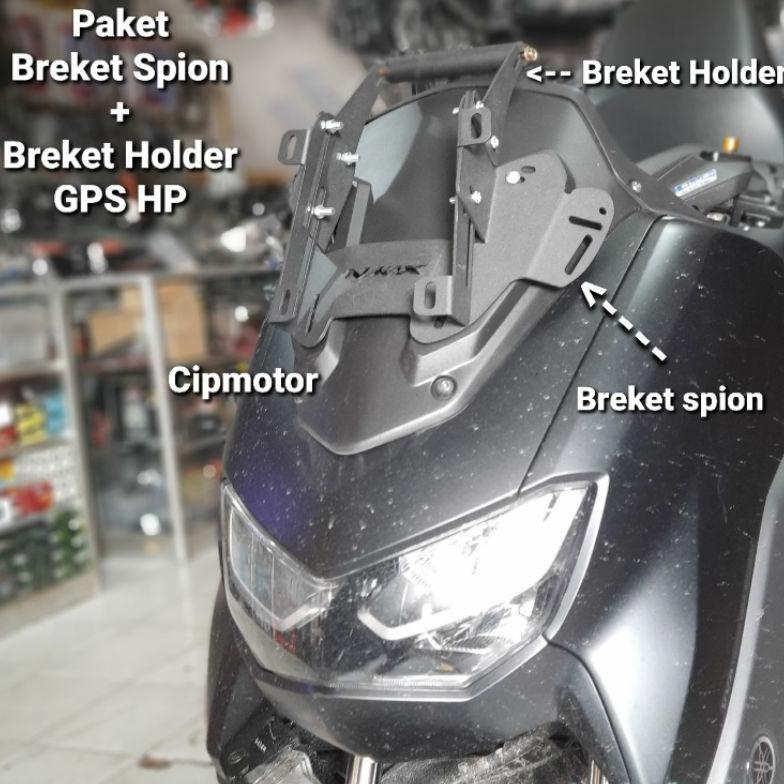Terlaris Paket Breket Spion Nmax Breket Holder Hp Gps Nmax Lama Dan New Nmax 2020 2021 2022 2023 Cod