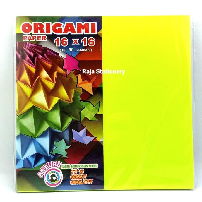 

Asturo Origami Paper 16X16 50Pcs / Kertas Origami
