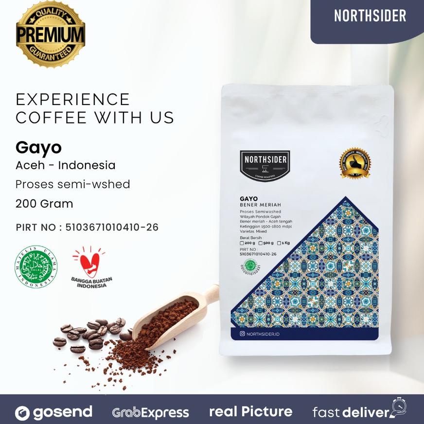 

Northsider Kopi arabika Gayo semiwashed coffee 200g