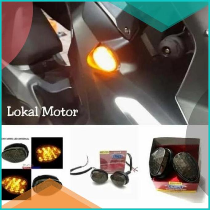 lampu sein tempel bulat oval led variasi motor 16novz3 tools