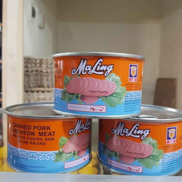 

[ Bundle 3 ] Ma Ling Luncheon Pork 397 Gr Tts Canned / Daging Ham Babi 018