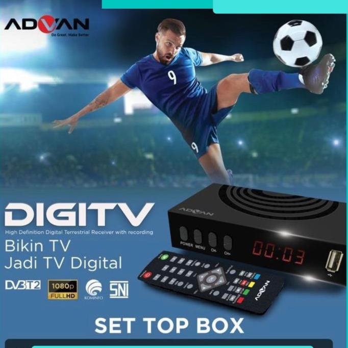 Advan DigiTV Digipro STB Set Top Box Receiver TV Garansi Resmi