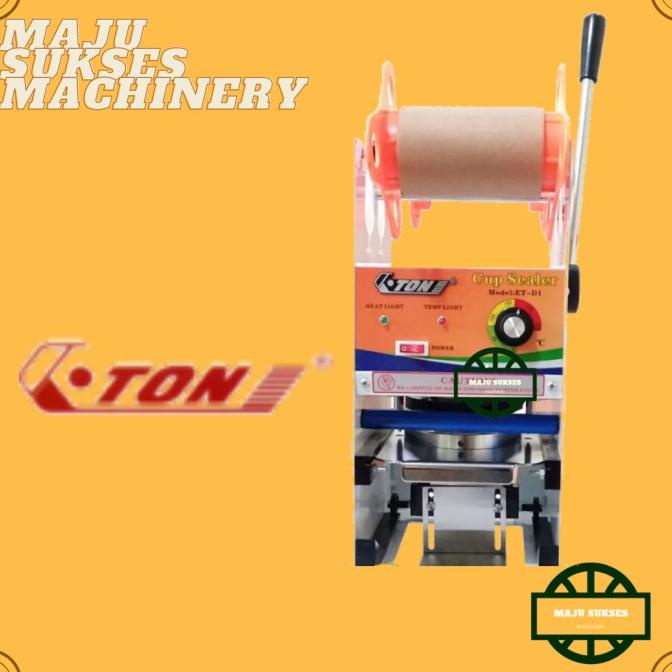Cup Sealer Plastik Eton Et-D1/ Alat Press Manual Kemasan Teh Poci