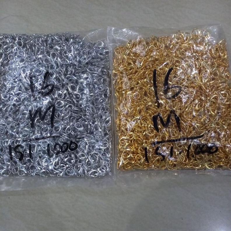

Terbaik Kokot Udang 14Mm 16Mm Silver Gold Besar Kecil Per Pak Isi 1000