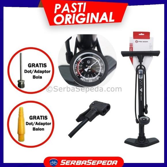 Pompa Sepeda - Pompa Lantai Polygon STX