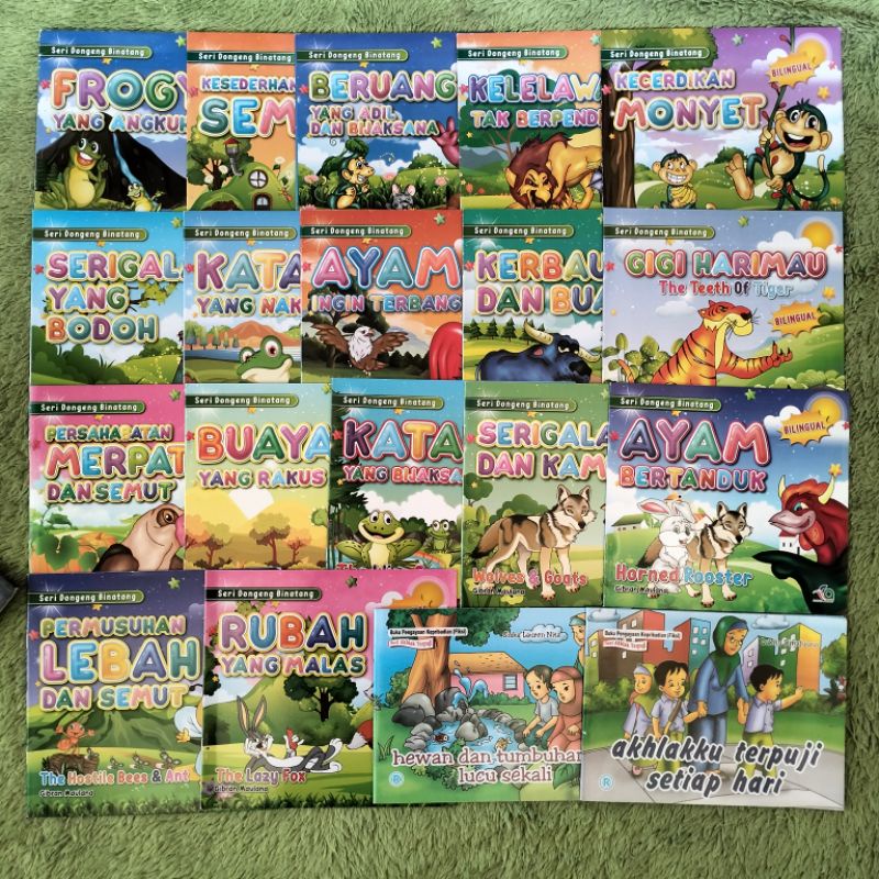 ORIGINAL BUKU CERITA ANAK SERI DONGENG BINATANG FROGY KESEDERHANAAN SEMUT BERUANG YANG ADIL KELELAWA