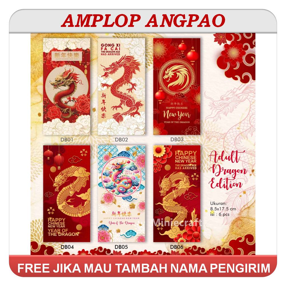 

AMPLOP ANGPAO IMLEK SHIO NAGA MODEL PANJANG