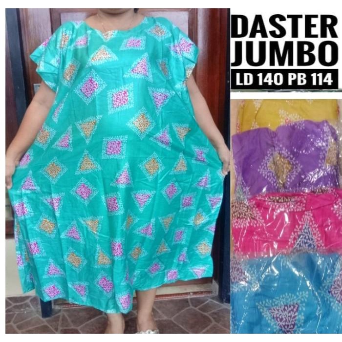 BISA COD - DASTER WANITA JUMBO BIG XXXL TANPA LENGAN LD 140 MURAH