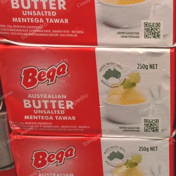 

Bega Australian Butter Unsalted 250 Gr/Mentega Tawar 082