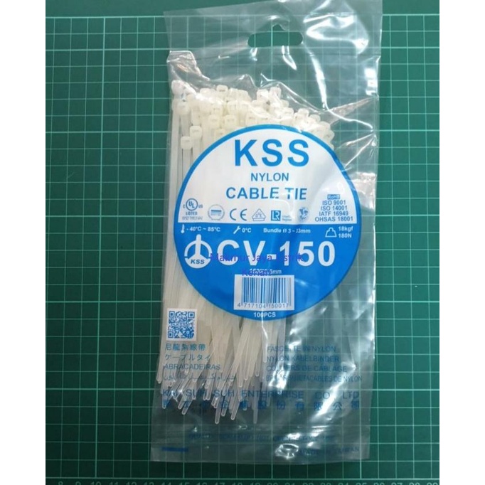 

TERLARIS KABEL TIES / KABEL TIS / CABLE TIE CV 150 KSS 15CM CV150