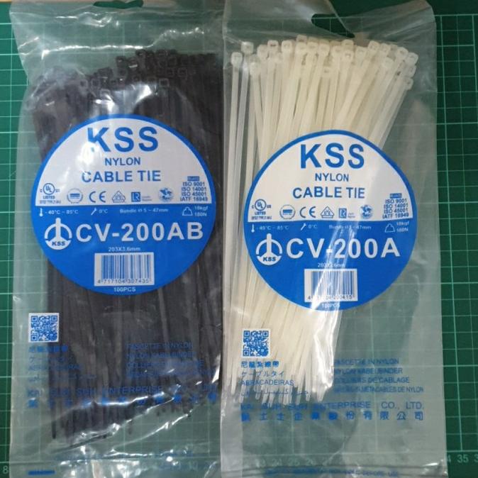 

TERLARIS KABEL TIES / KABEL TIS / CABLE TIE CV 200 KSS 20CM CV200 20 CM