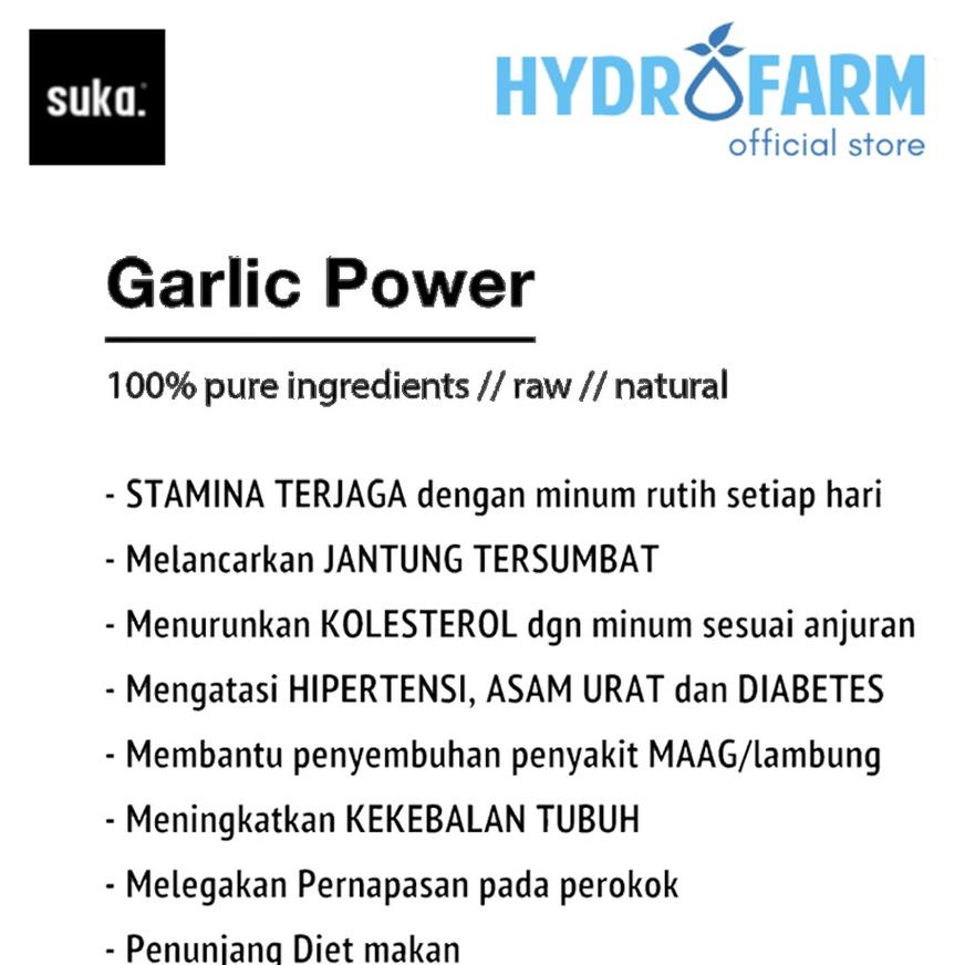

Suka - Garlic Power / Jus Bawang Putih