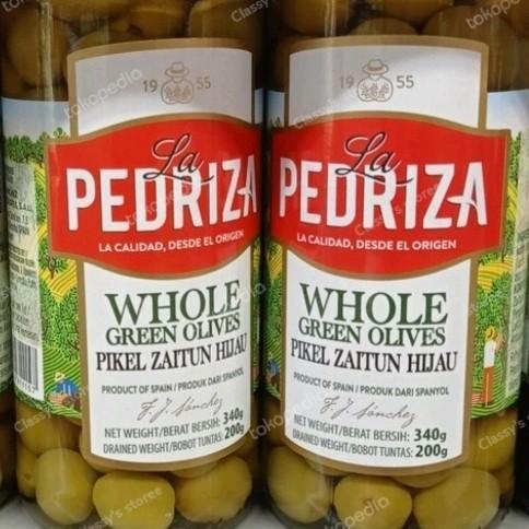 

La Pedrize Whole Green Olive Pikel Zaitun Hijau 340 Gr 014