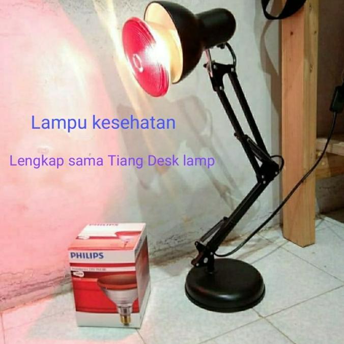 

Lampu 1 set infrared philips + dengan duduk pendek Terapi Desk Lamp