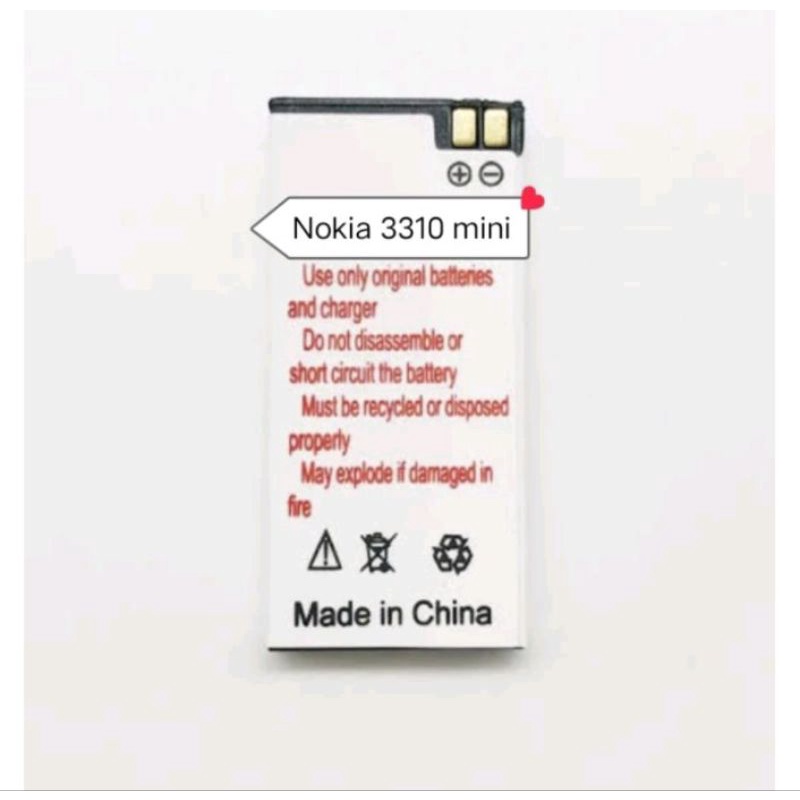 Batrai For Hp Nokia 3310 mini Batre hp mini 550mAh Baterai hp mini Battery