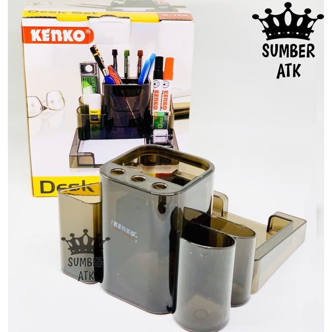 

Kenko Desk Set K-158 / Tempat Alat Tulis / Desk Set Organizer BESAR