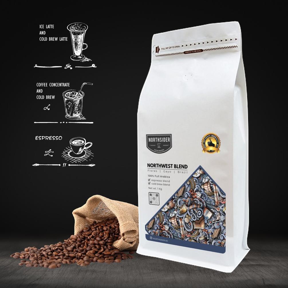 

Northsider Kopi Arabika Northwest blend Espresso Cold brew 1Kg