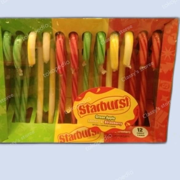 

Starburst Candy 12S/Green Apple, Lemon & Strawberry/Permen 083