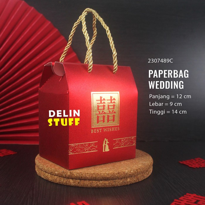 

{{{{}}] Paperbag Wedding Paper Bag Kotak Souvenir Teapai Sangjit 2307489C