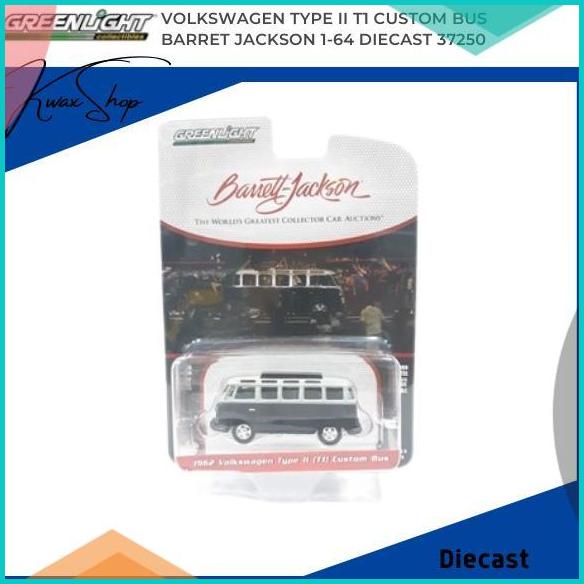 GREENLIGHT Volkswagen Type II T1 Custom Bus Barret 1-64 Diecast 37250