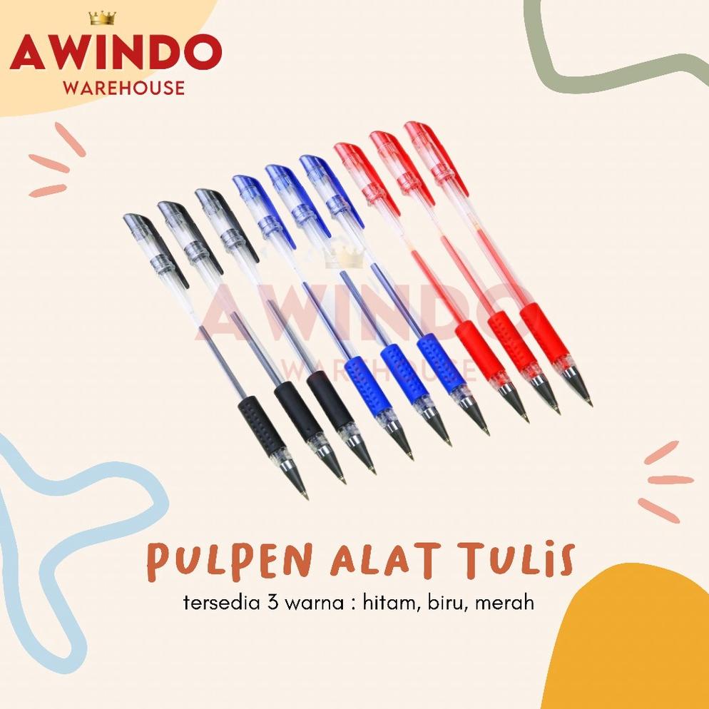 

PULPEN GEL INK TINTA - Alat Tulis Kantor Sekolah Pena Bulpen Tinta Belajar