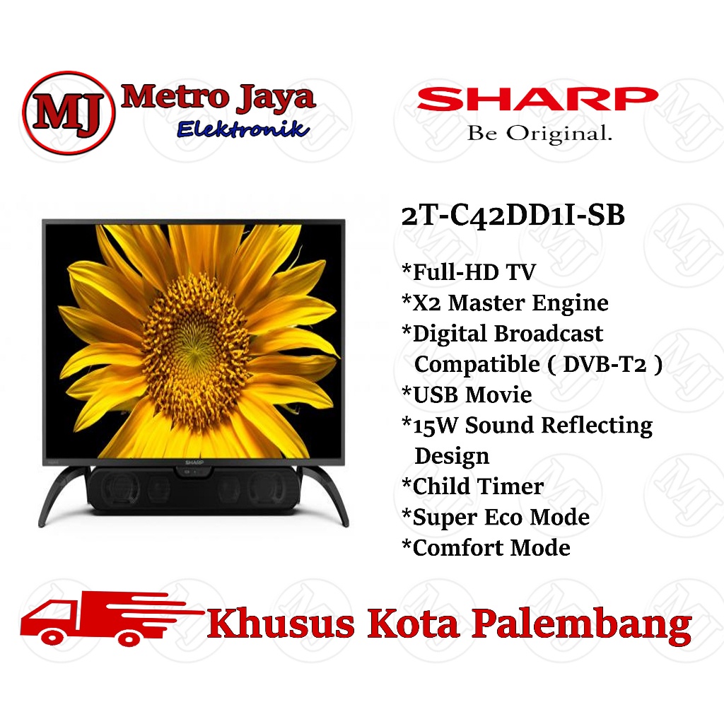 LED TV Sharp 2TC42DD1iSB + Soundbar 42 Inch Full Hd Digital