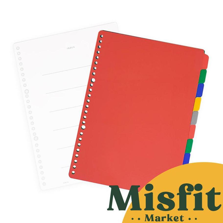 

Kokuyo Campus Loose Leaf Binder Divider A5 B5 Index Tabs Pembatas Halaman