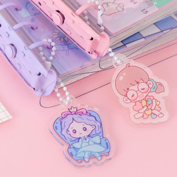 

Buku Binder A6 Isi Kertas 100 Lembar Korean Cute Girl Pvc Clear Cover 6 Ring Buku Catatan Isi Ulang Loose-Leaf Binder Bahan Cover Silikon Transparan Jurnal Wisatawan Diy Scrapbook Daily Planner Spiral Notebook Aesthetic Lucu Unik Alat Tulis Anak