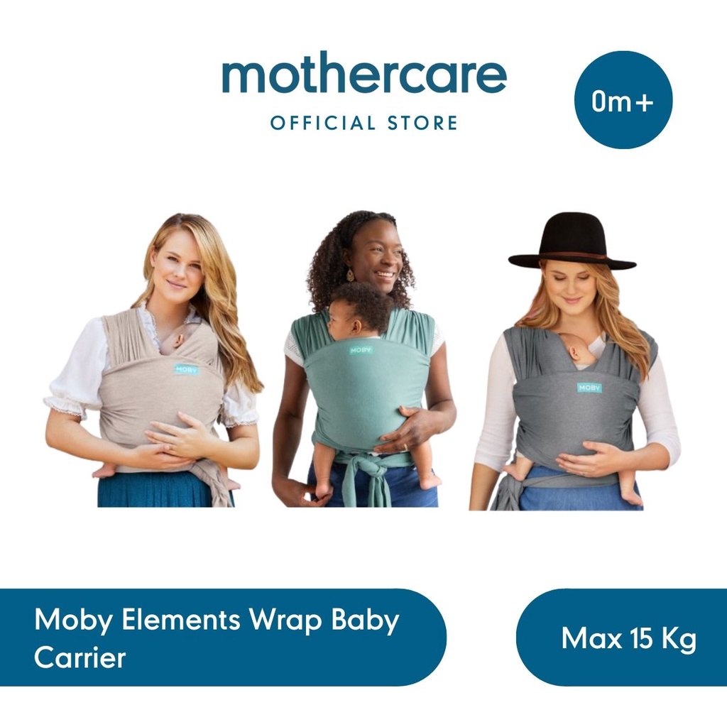 Moby Elements Wrap Baby Carrier - Gendongan Anak Bayi