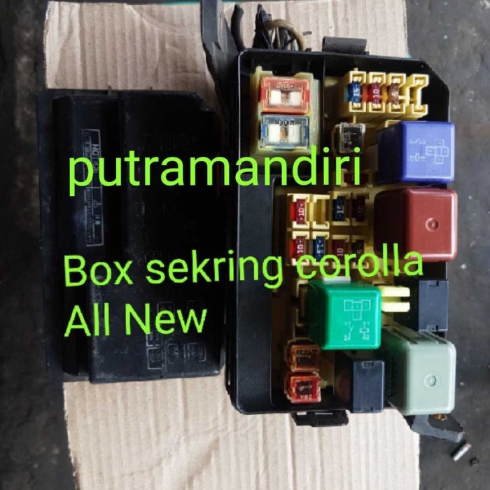 {Second} Box sekring fuse box All New corolla great Berkualitas