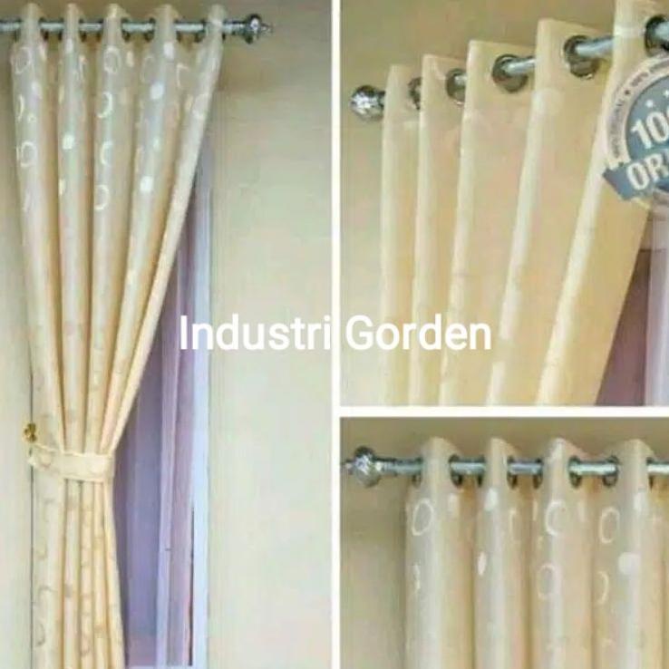 (Tinggi 150Cm-250Cm) Gorden Jendela Pintu Nimalis 11 Warna Varian Polos Motif Polkadot Tirai Korden Gordyn Gordeng Hordeng Tebal Kamar Ruang Tamu 1 Set Kamar 2 Meter Kaca Dek Kamar 1 Kaca Mewah Gratis Ongkir Panjang 2 Meter C Kupu Tarung