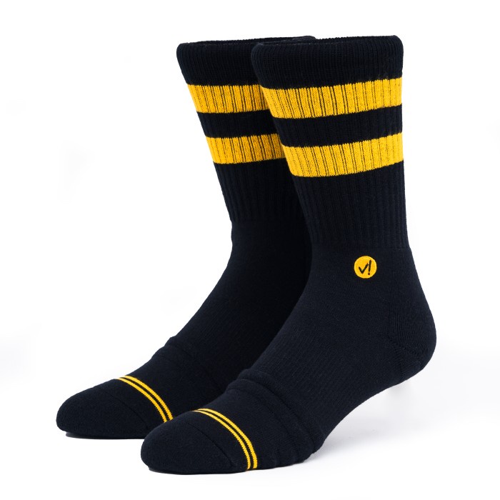 Voted Socks Kaos Kaki JACKSTAR Black