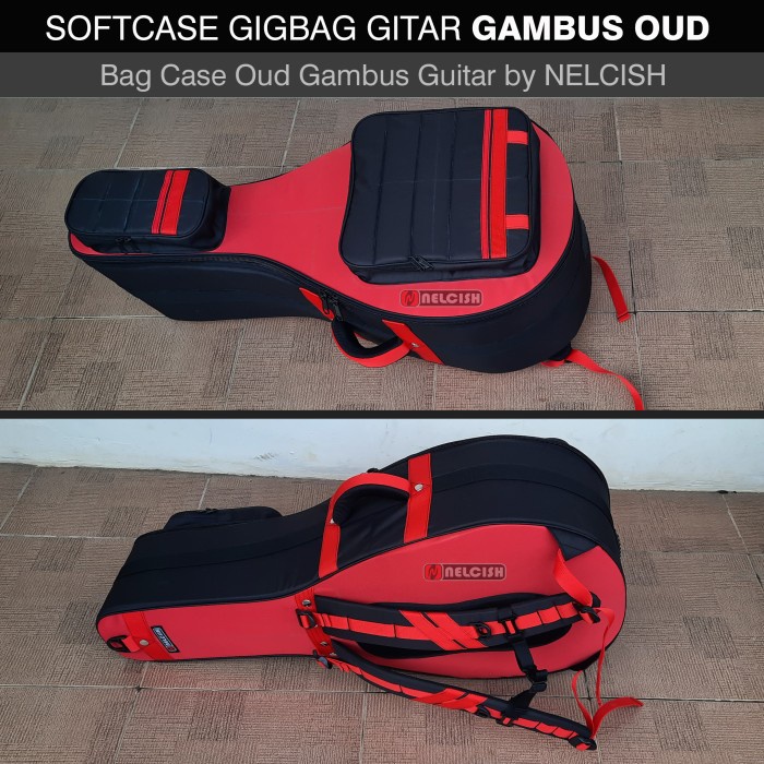 Softcase Tas Gigbag Gitar Gambus OUD Guitar Akustik Elektrik NELCISH