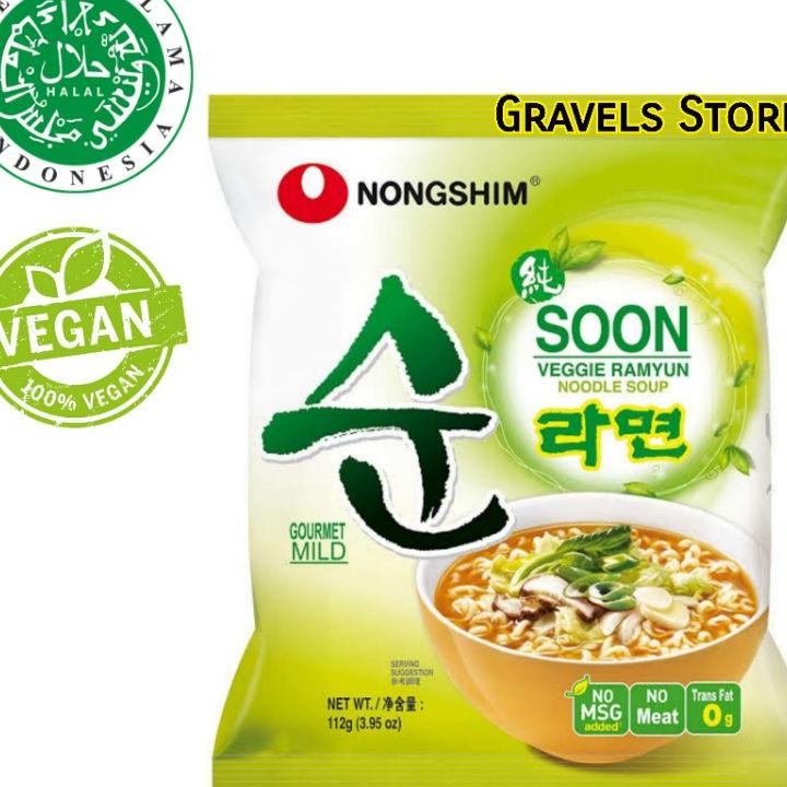 

[Logo Halal] Nongshim Soon Veggie Ramyun - Vegetarian Vegan Ramen