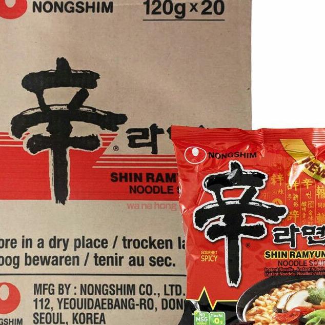 

Nongshim Shin Ramyun 1 Box ( 120 Gr X 20 Pcs ) Made In Korea