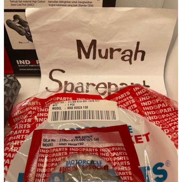 Gir Set/ Gear Set/ Drive Chain Kit Honda Verza 150 Indopart