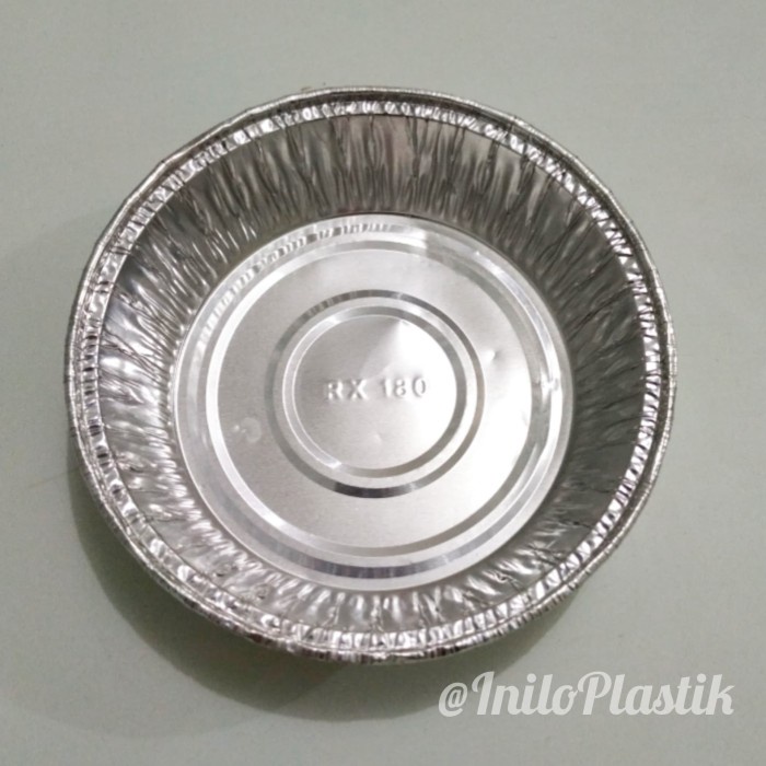 Alumunium Foil Tray Rx-180 / Aluminium Rx-180 Rx 180 Bulat Piring