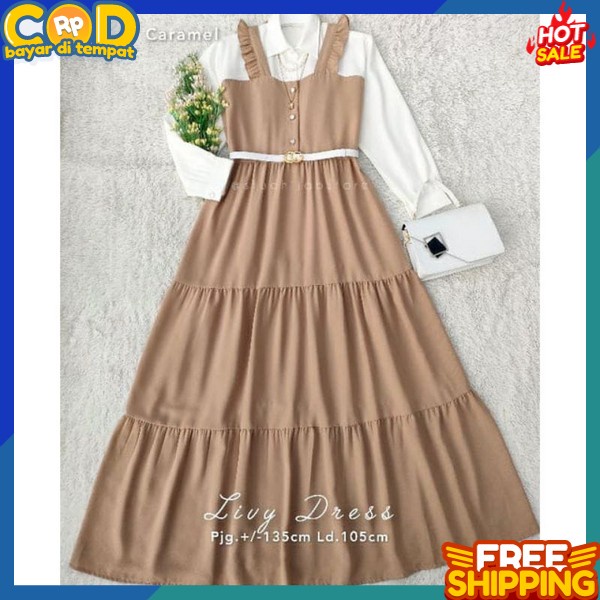 Gamis Muslim Gsmis Dress Syari Jumbo Buju Gam Pakean Dress Simple Elegant Juba Driss Bahan Tebal Mur