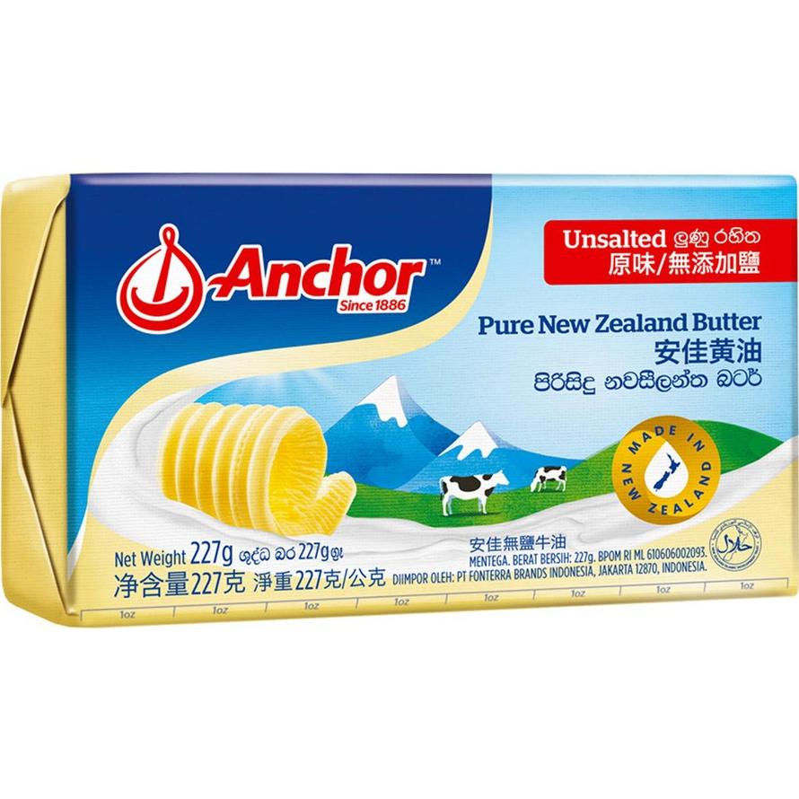 

Anchor Uned Butter 227 Gr Mentega Pats Buter